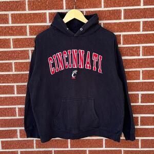 Vintage old varsity brand cincinnati bearcats embroidered hoodie